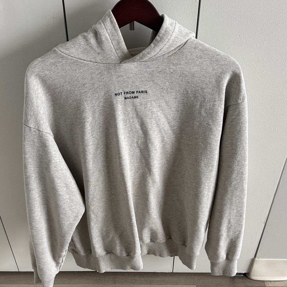 Drôle de Monsieur Light Gray Hoodie
